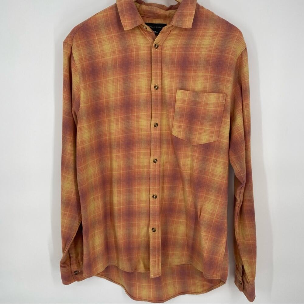 Cotton On Men’s Plaid Flannel Oversized Soft‎ Warm Cozy Recycled Material Small